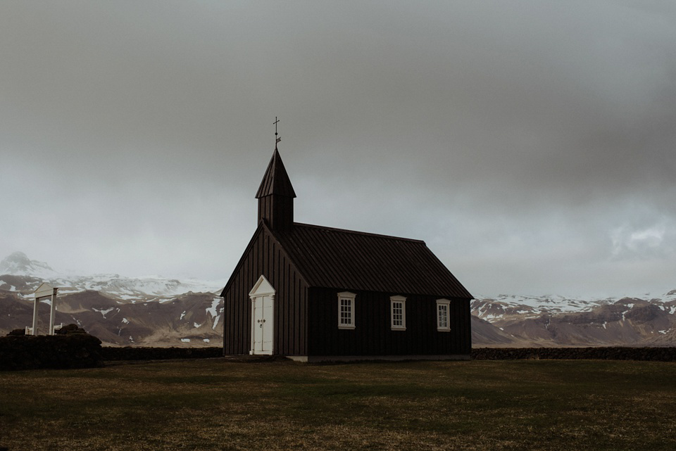 A wild and natural destination wedding in Iceland. Images by Kitchener Photography.