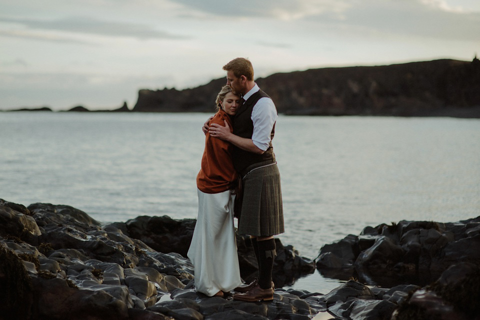 A wild and natural destination wedding in Iceland. Images by Kitchener Photography.