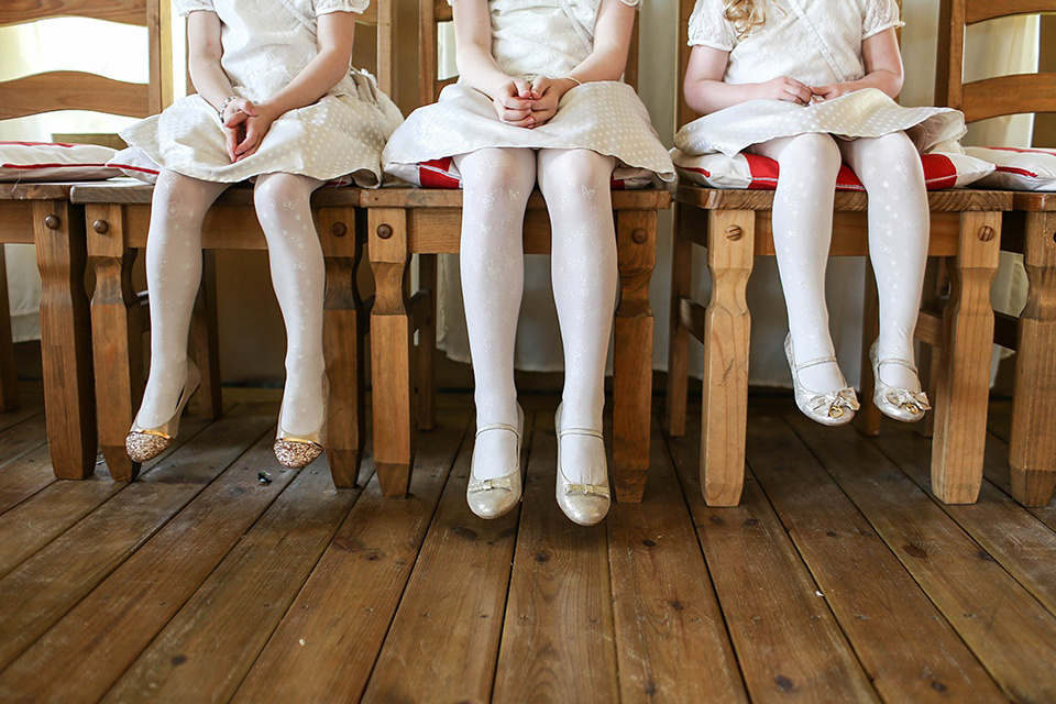 Vintage 1950s Inspired Humanist Beach Wedding in Scotland. Images by Icon Photography Studios.