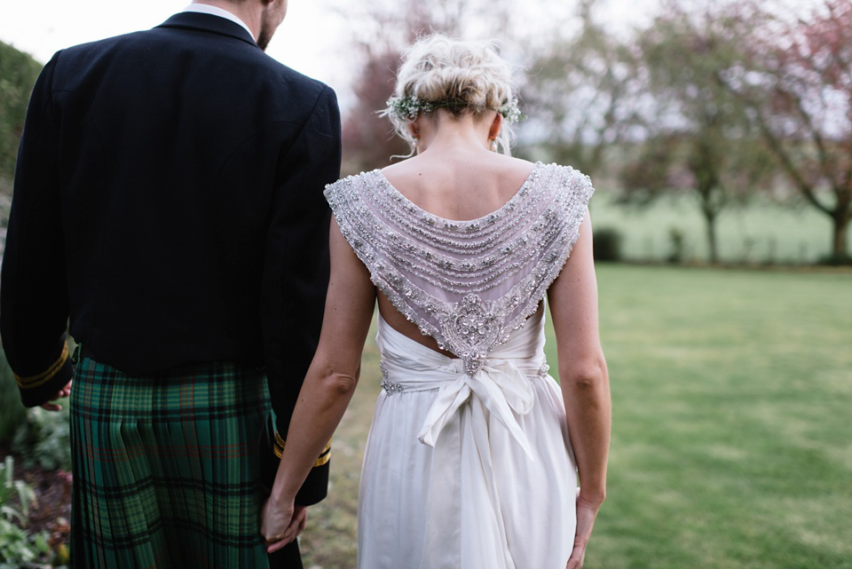 An Anna Campbell Gown and Military Regalia for a Humanist Scottish Castle Wedding 68 wpid383476 Anna Campbell wedding dress Balbegno castle scotland 59