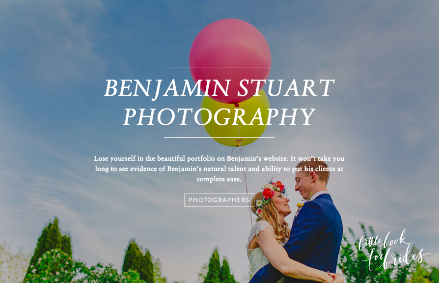 benjamin stuart photography little book for brides