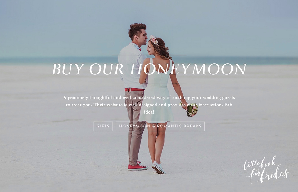 buy our honeymoon