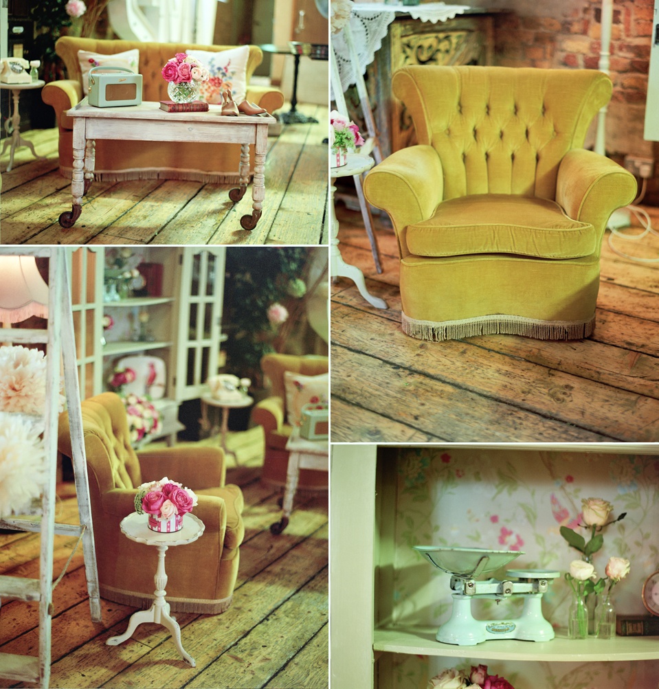 vintage style hire wedding furniture and props - 4