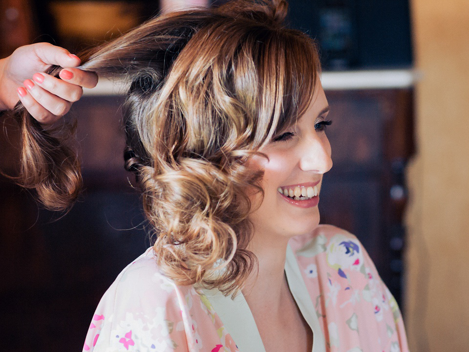 A Sweet Fiat 500 and Stephanie Allin Gown for an Elegant Italian wedding. Images by Charli Photography.