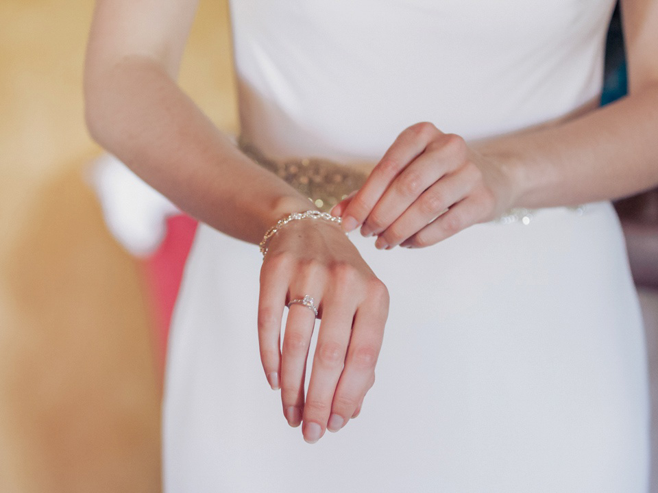 A Sweet Fiat 500 and Stephanie Allin Gown for an Elegant Italian wedding. Images by Charli Photography.