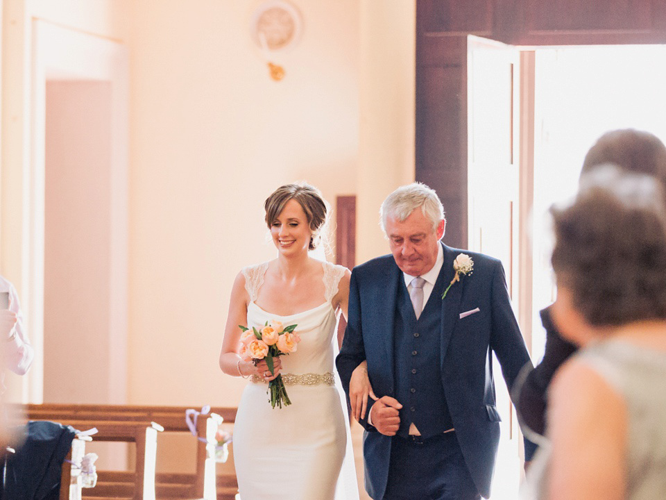 A Sweet Fiat 500 and Stephanie Allin Gown for an Elegant Italian wedding. Images by Charli Photography.