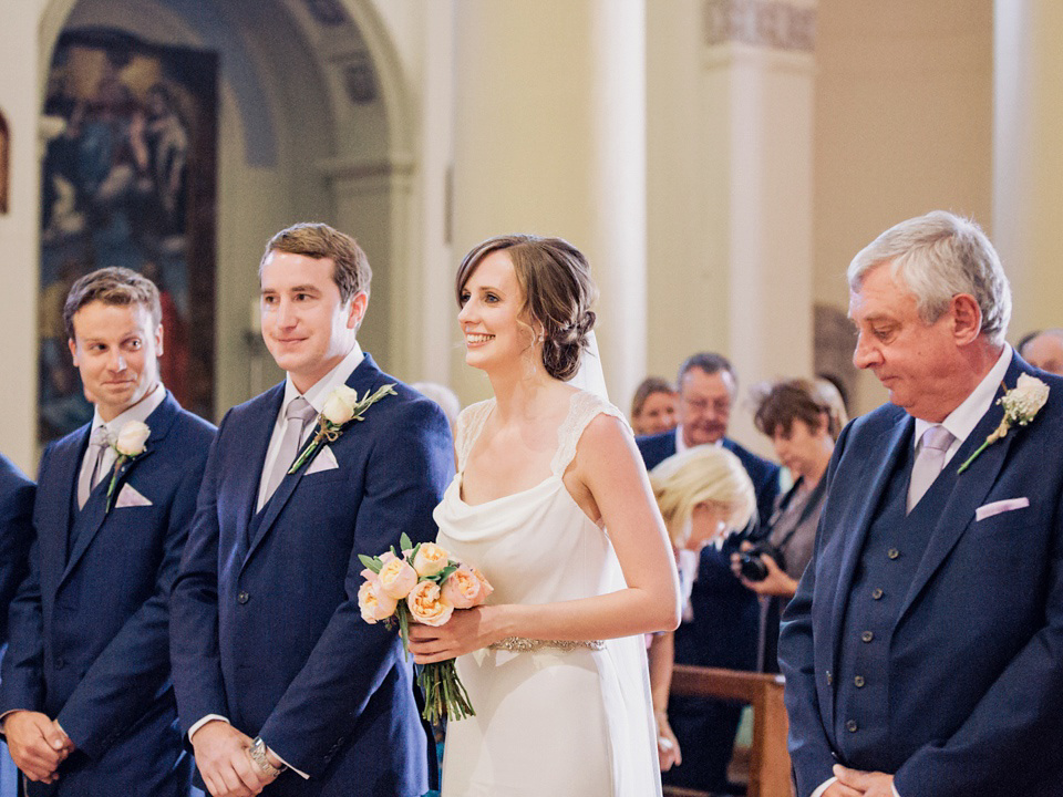 A Sweet Fiat 500 and Stephanie Allin Gown for an Elegant Italian wedding. Images by Charli Photography.