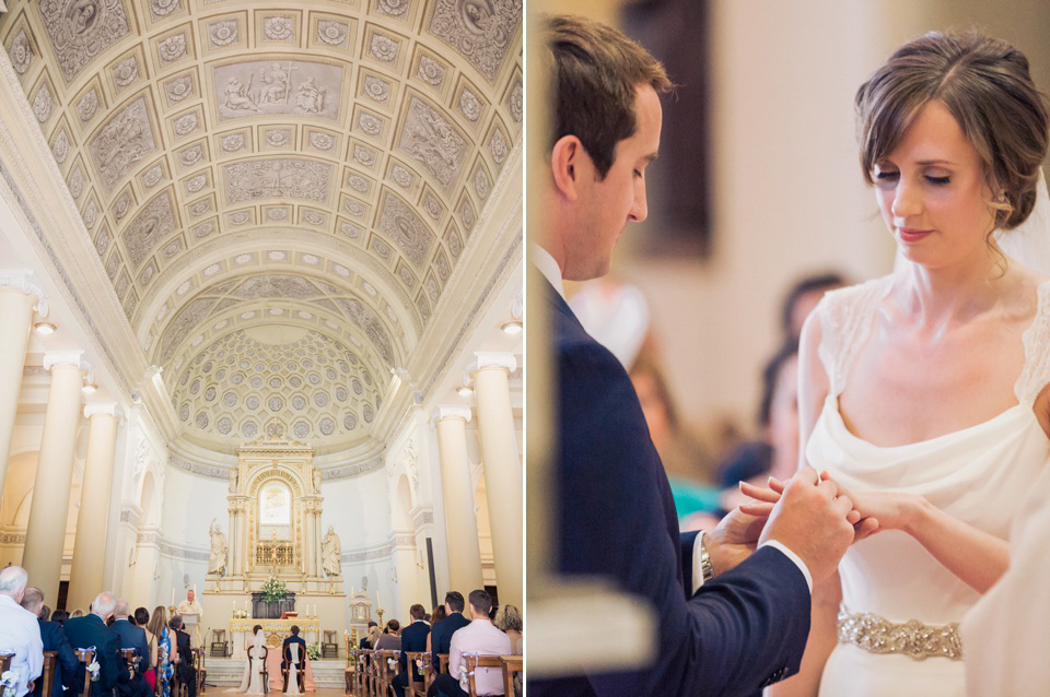 A Sweet Fiat 500 and Stephanie Allin Gown for an Elegant Italian wedding. Images by Charli Photography.