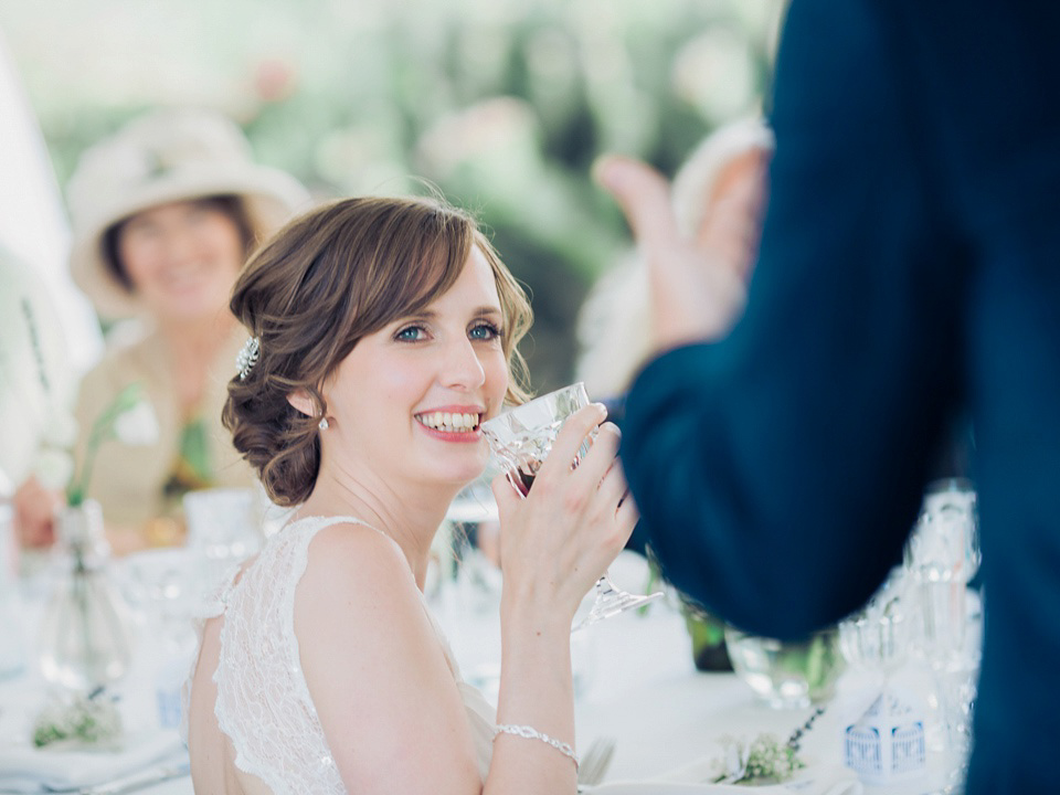 A Sweet Fiat 500 and Stephanie Allin Gown for an Elegant Italian wedding. Images by Charli Photography.