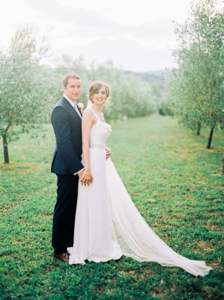 A Fiat 500 and Stephanie Allin Gown for an Elegant Italian wedding