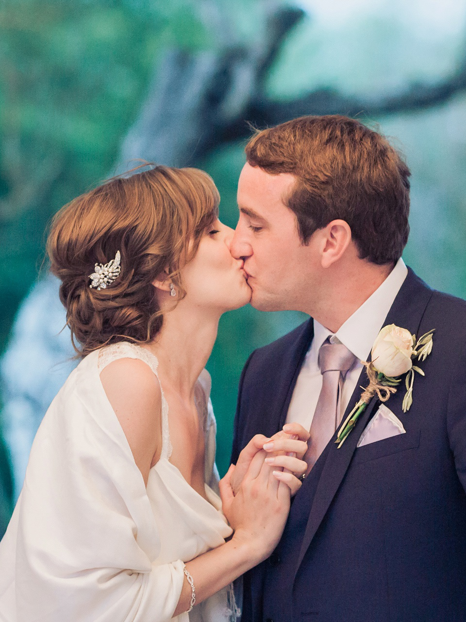 A Sweet Fiat 500 and Stephanie Allin Gown for an Elegant Italian wedding. Images by Charli Photography.