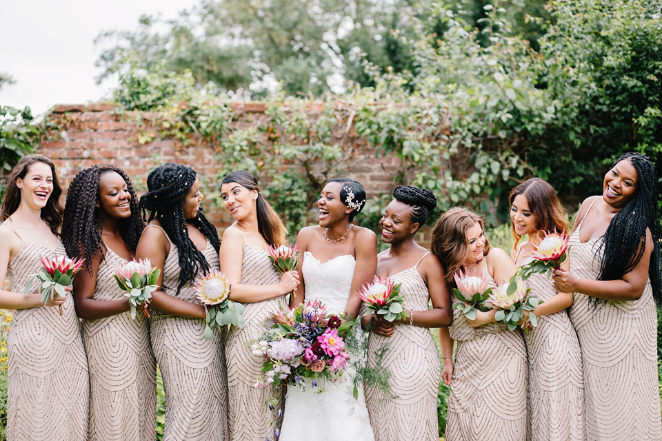 Maggie Sottero and Gold Bootees For a Joyful Wedding at Northbrook Park. Images by M&J Photography.