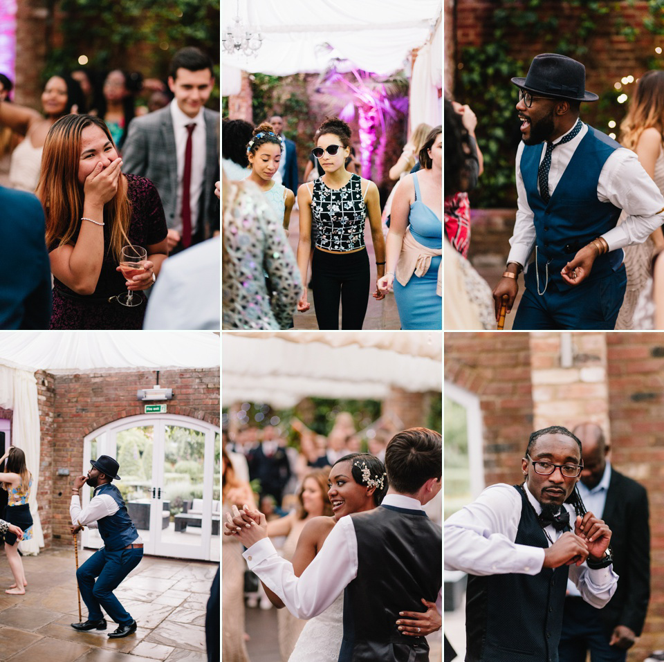 Maggie Sottero and Gold Bootees For a Joyful Wedding at Northbrook Park. Images by M&J Photography.