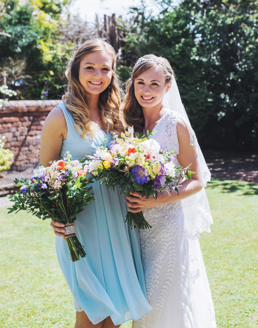 Home Grown British Blooms For a Sweet Village Hall Wedding. Photography by Rachel Joyce.