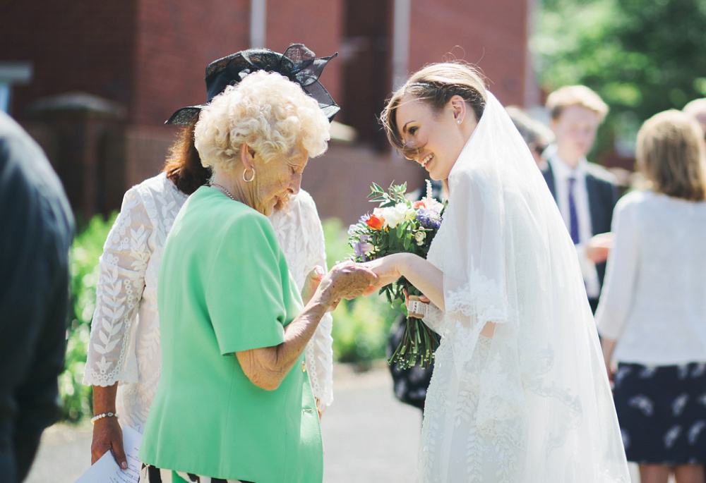 Home Grown British Blooms For a Sweet Village Hall Wedding. Photography by Rachel Joyce.