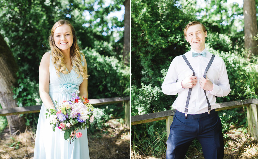 Home Grown British Blooms For a Sweet Village Hall Wedding. Photography by Rachel Joyce.