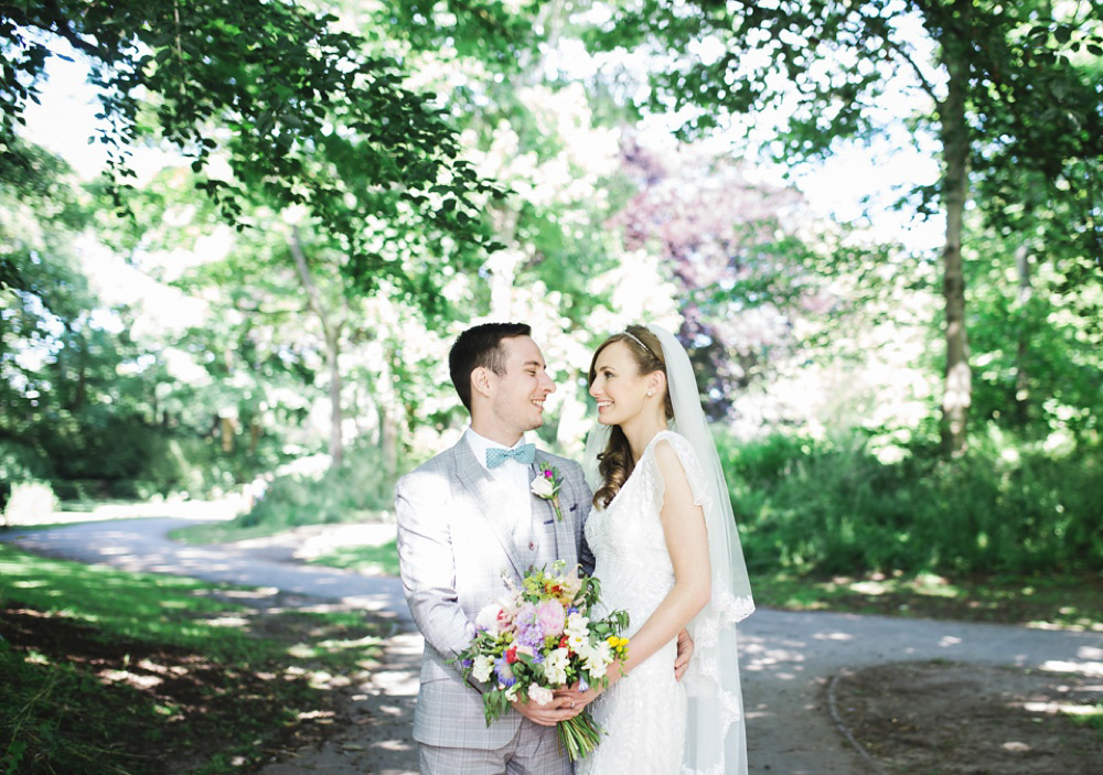 Home Grown British Blooms For a Sweet Village Hall Wedding. Photography by Rachel Joyce.