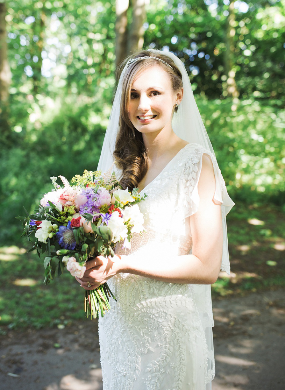 Home Grown British Blooms For a Sweet Village Hall Wedding. Photography by Rachel Joyce.