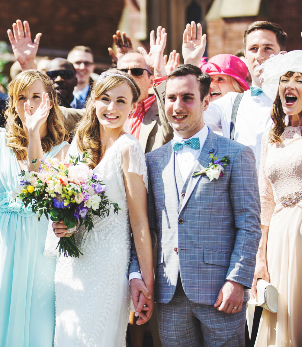 Home Grown British Blooms For a Sweet Village Hall Wedding. Photography by Rachel Joyce.