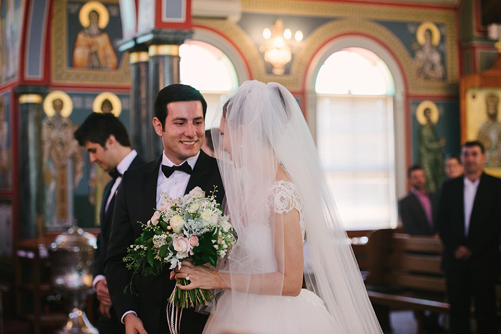 A Grace Kelly Inspired Bride and her Elegant Party Inspired Wedding. Photography by Claire Morgan.