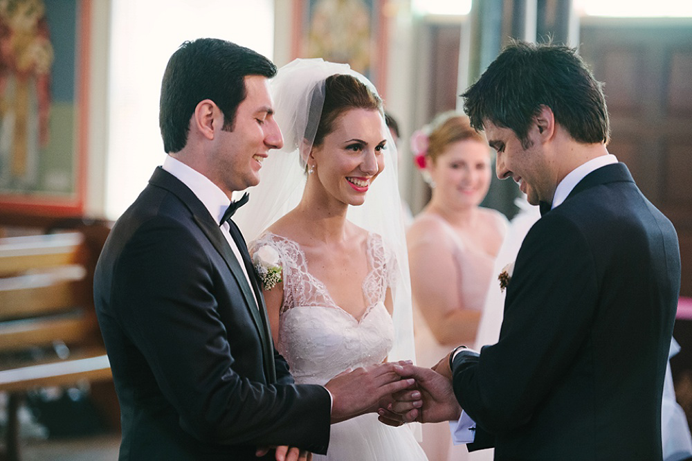 A Grace Kelly Inspired Bride and her Elegant Party Inspired Wedding. Photography by Claire Morgan.