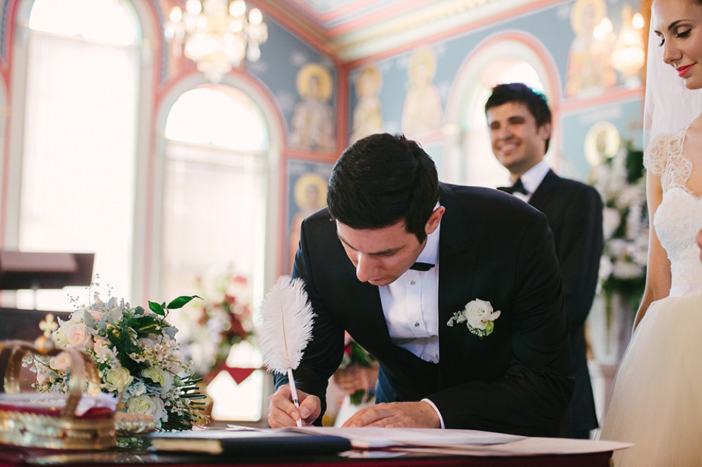 A Grace Kelly Inspired Bride and her Elegant Party Inspired Wedding. Photography by Claire Morgan.