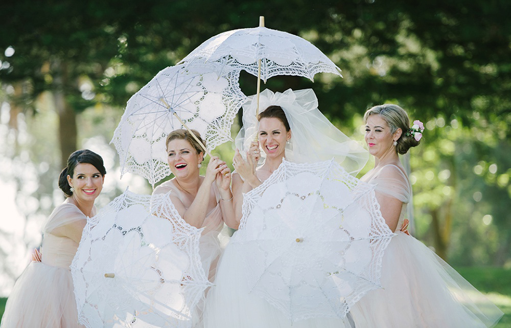 A Grace Kelly Inspired Bride and her Elegant Party Inspired Wedding. Photography by Claire Morgan.