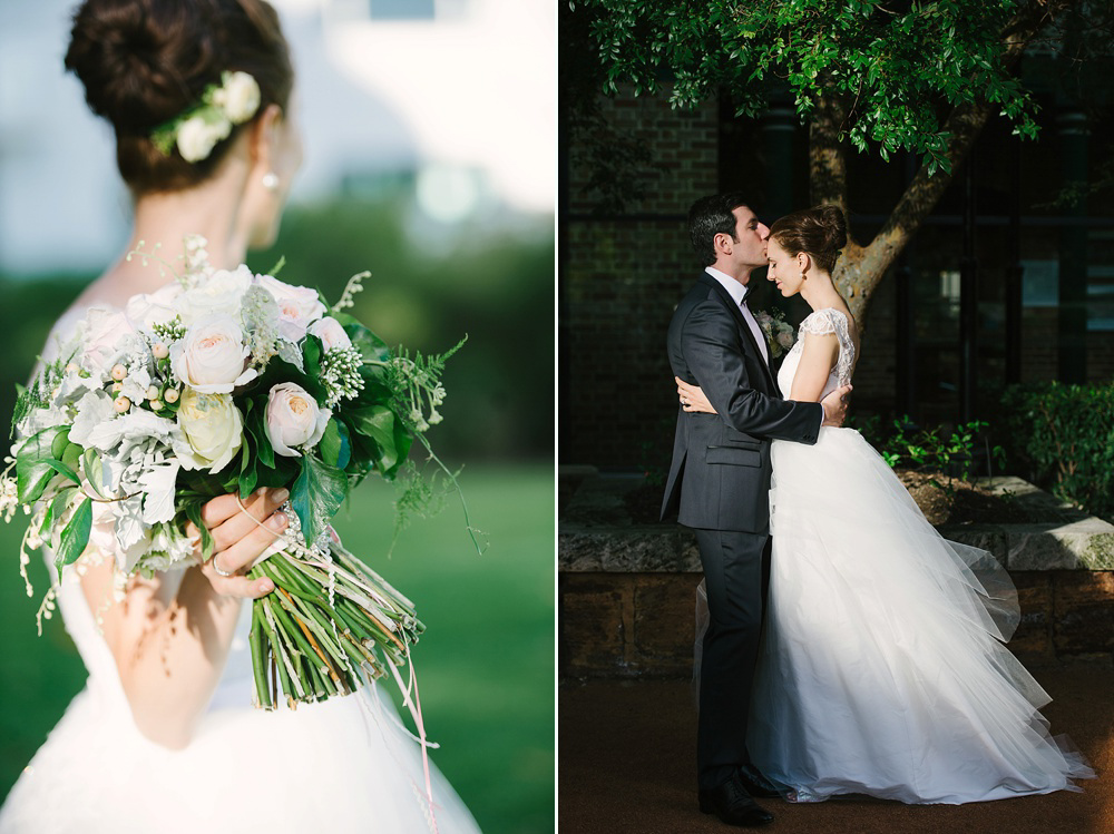 A Grace Kelly Inspired Bride and her Elegant Party Inspired Wedding. Photography by Claire Morgan.