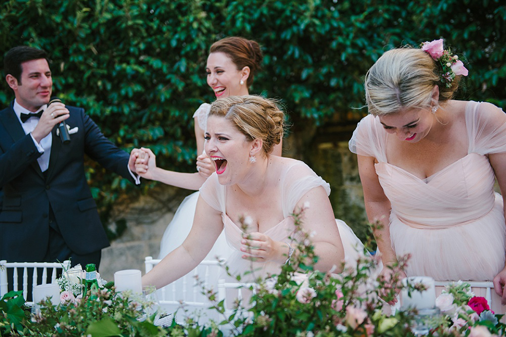 A Grace Kelly Inspired Bride and her Elegant Party Inspired Wedding. Photography by Claire Morgan.