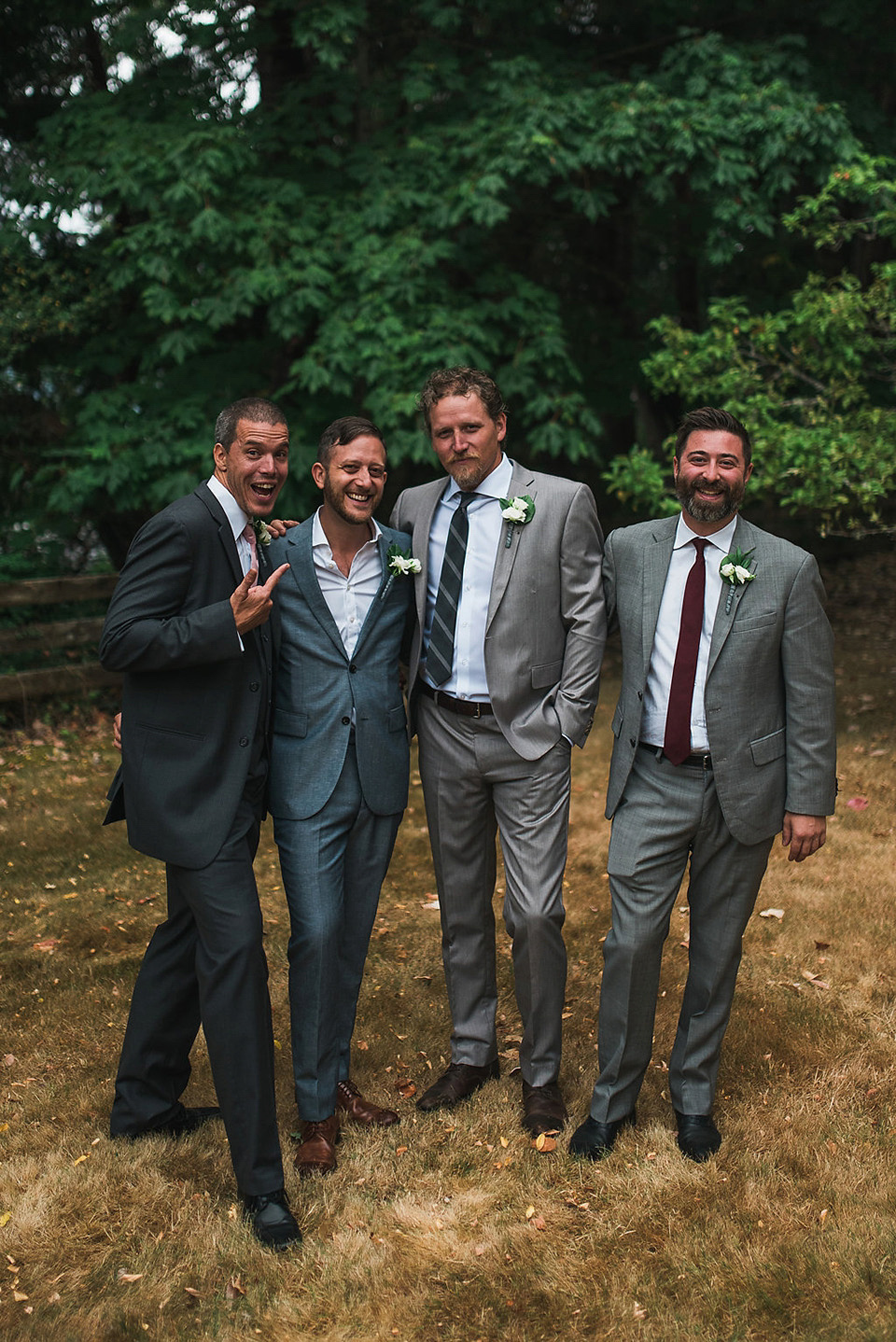 A Sarah Seven dress for a beautifully natural wedding in British Columbia. Images by Nordica Photography.