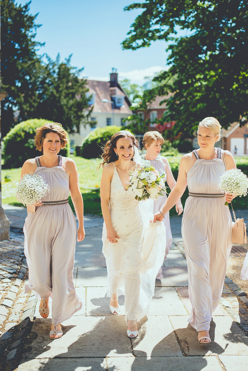 Jenny Packham for a Classic English Spring wedding with a Vintage French Twist. Photography by Big Bouquet.