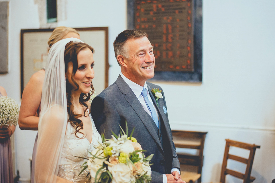 Jenny Packham for a Classic English Spring wedding with a Vintage French Twist. Photography by Big Bouquet.