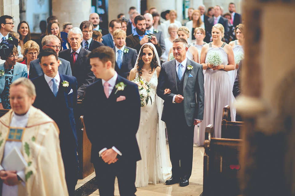 Jenny Packham for a Classic English Spring wedding with a Vintage French Twist. Photography by Big Bouquet.