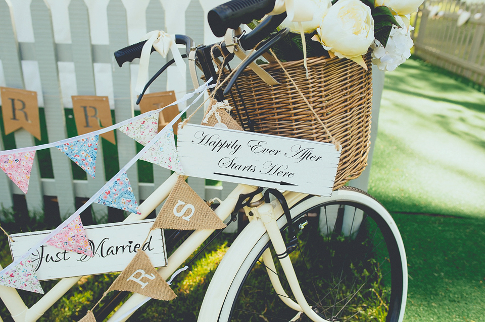 Jenny Packham for a Classic English Spring wedding with a Vintage French Twist. Photography by Big Bouquet.