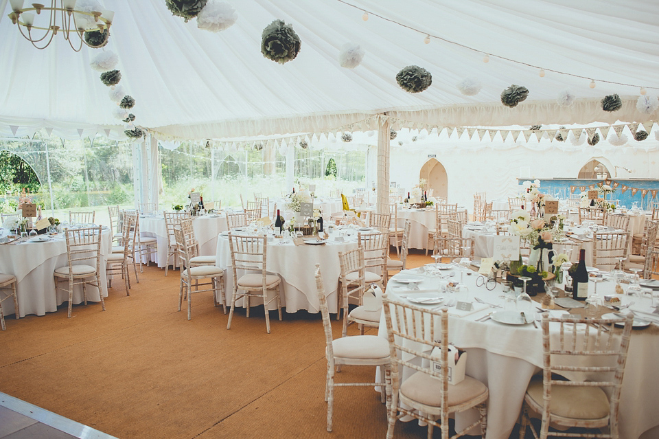 Jenny Packham for a Classic English Spring wedding with a Vintage French Twist. Photography by Big Bouquet.