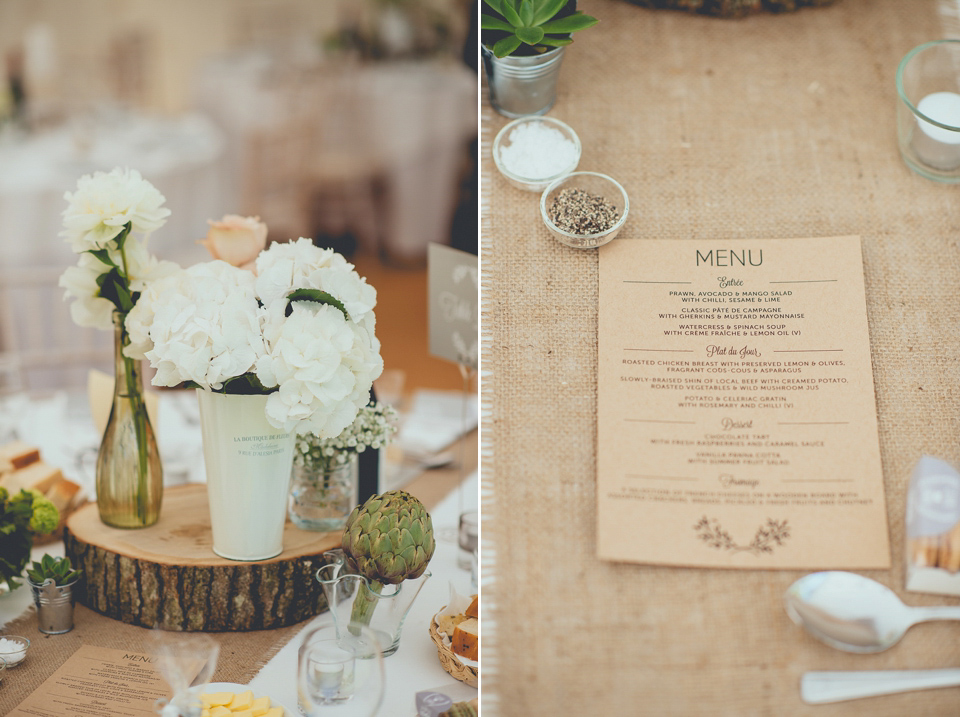 Jenny Packham for a Classic English Spring wedding with a Vintage French Twist. Photography by Big Bouquet.