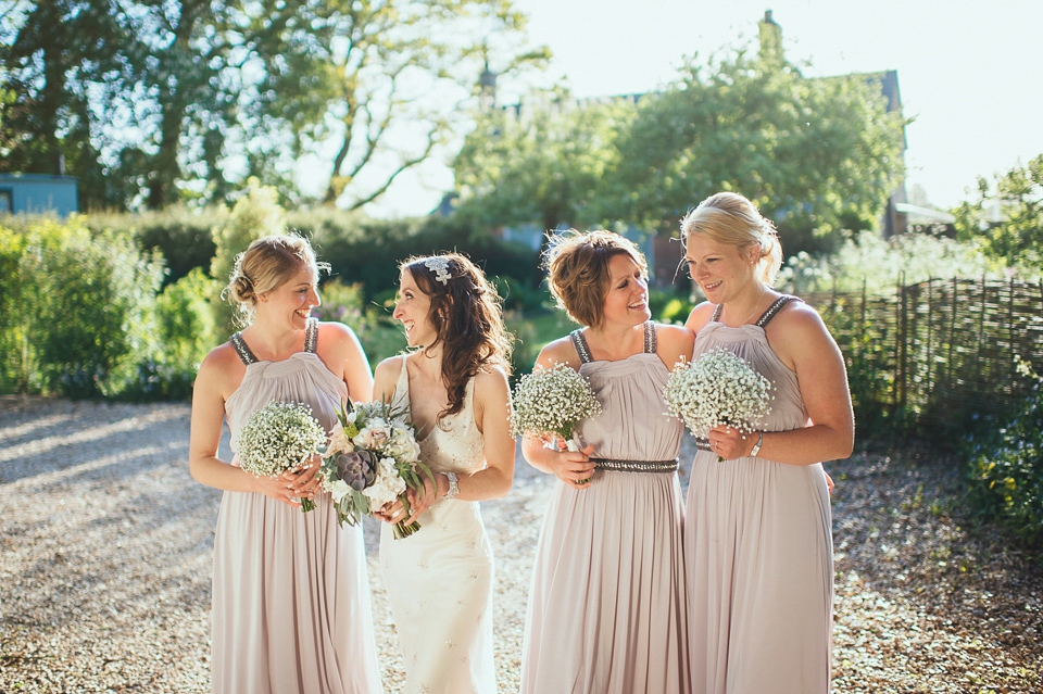 Jenny Packham for a Classic English Spring wedding with a Vintage French Twist. Photography by Big Bouquet.