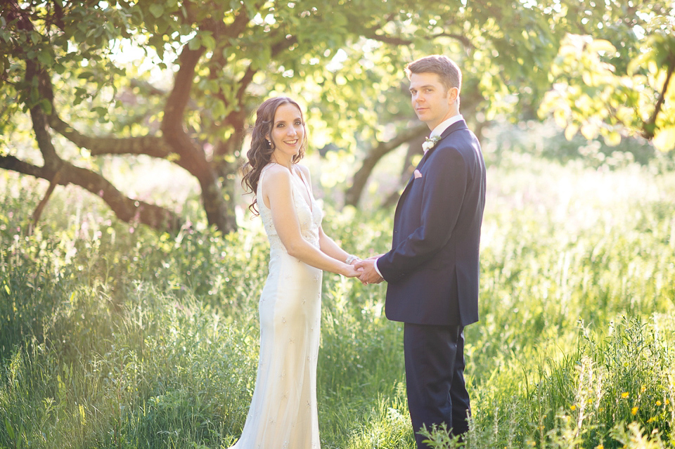 Jenny Packham for a Classic English Spring wedding with a Vintage French Twist. Photography by Big Bouquet.