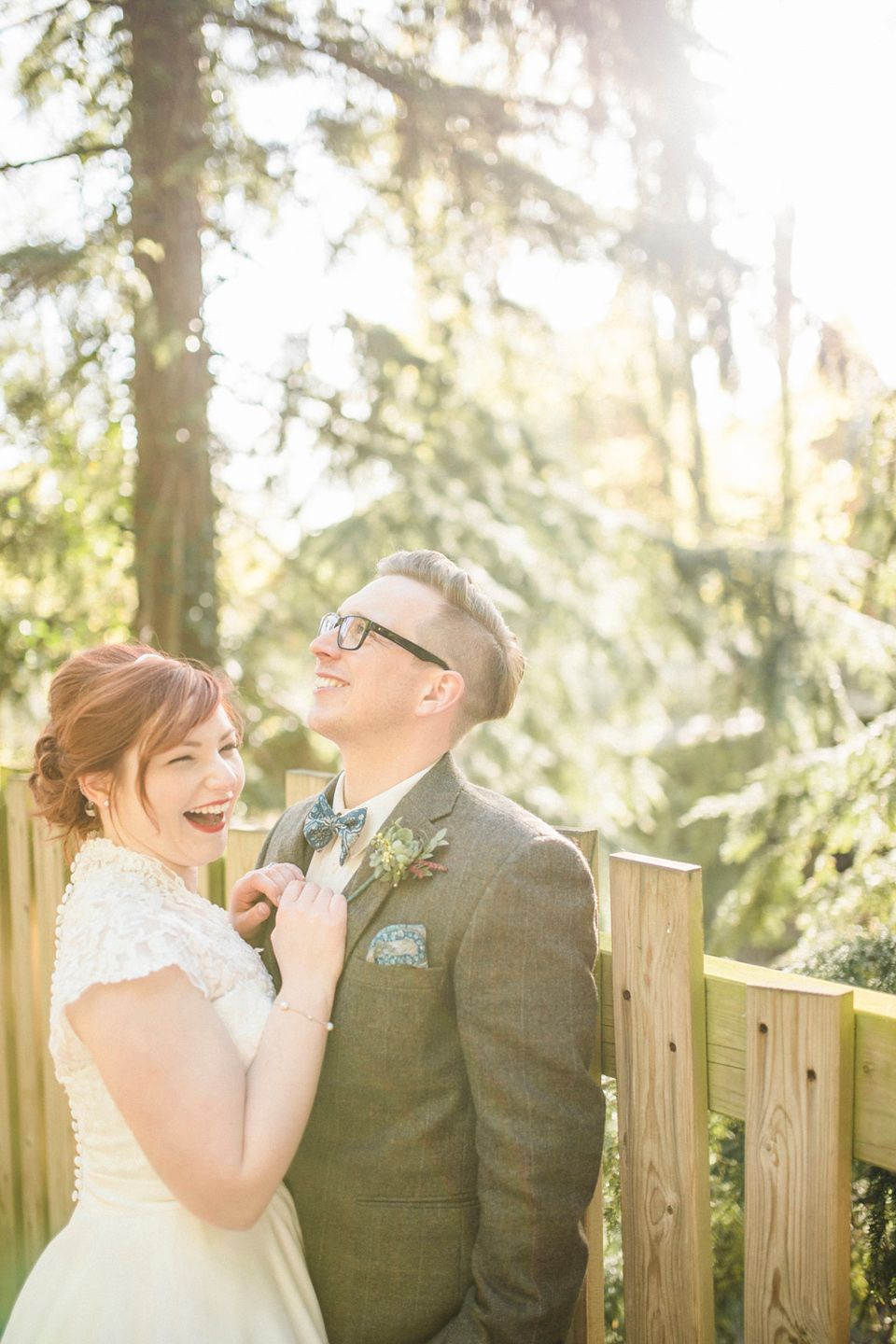 A Tree House Wedding in Alnwick, Northumberland. Photography by Sarah-Jane Ethan.