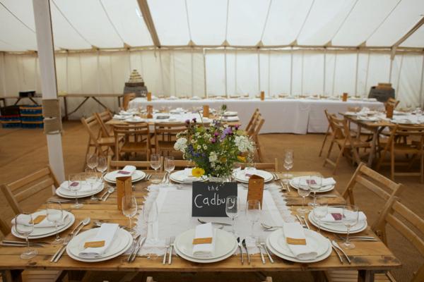 A 1950s Inspired Gown for a Handmade and Homespun Country Wedding