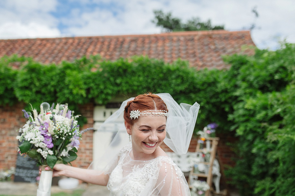 Maggie Sottero Elegance for a Fun-Filled and Summertime Country Farm Wedding. Photography by Gabrielle Bower.