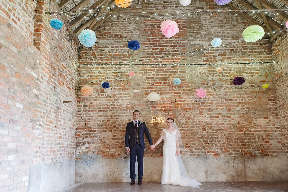 Maggie Sottero Elegance for a Fun-Filled and Summertime Country Farm Wedding. Photography by Gabrielle Bower.