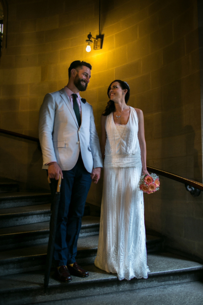 Dropped Waist Elegance by Charlie Brear for a Manchester City Wedding