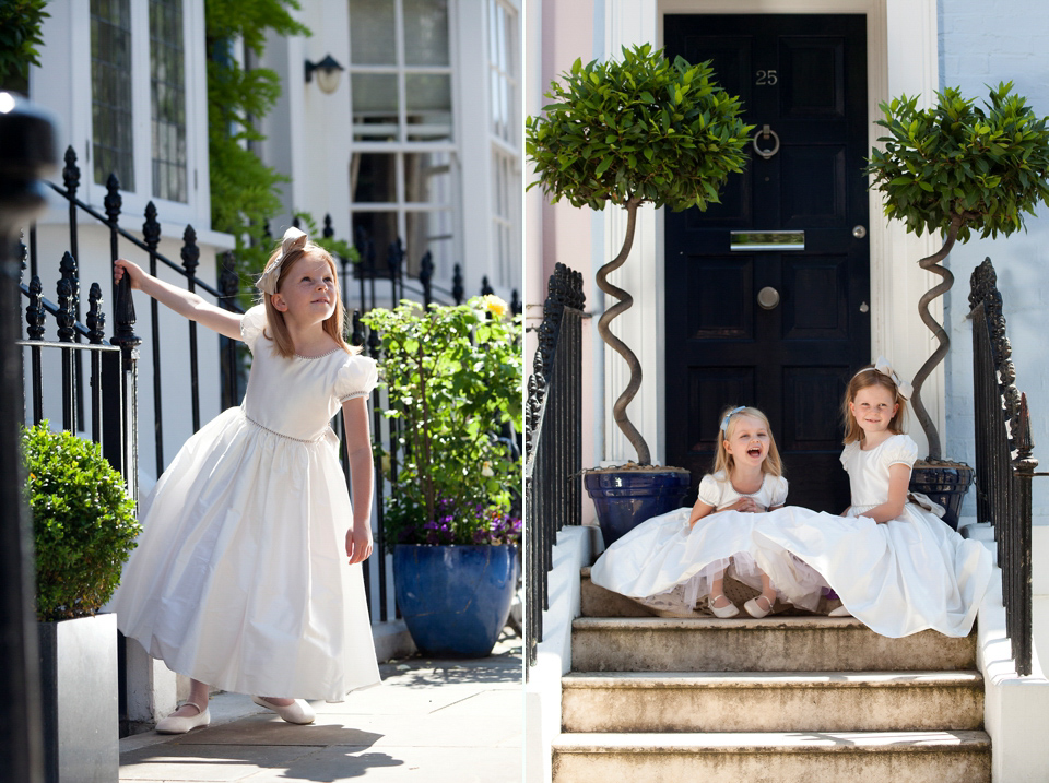Flowergirl and pageboy outfit designer Nicki Macfarlane celebrates 10 year anniversary by opening her first boutique in Chelsea, London.