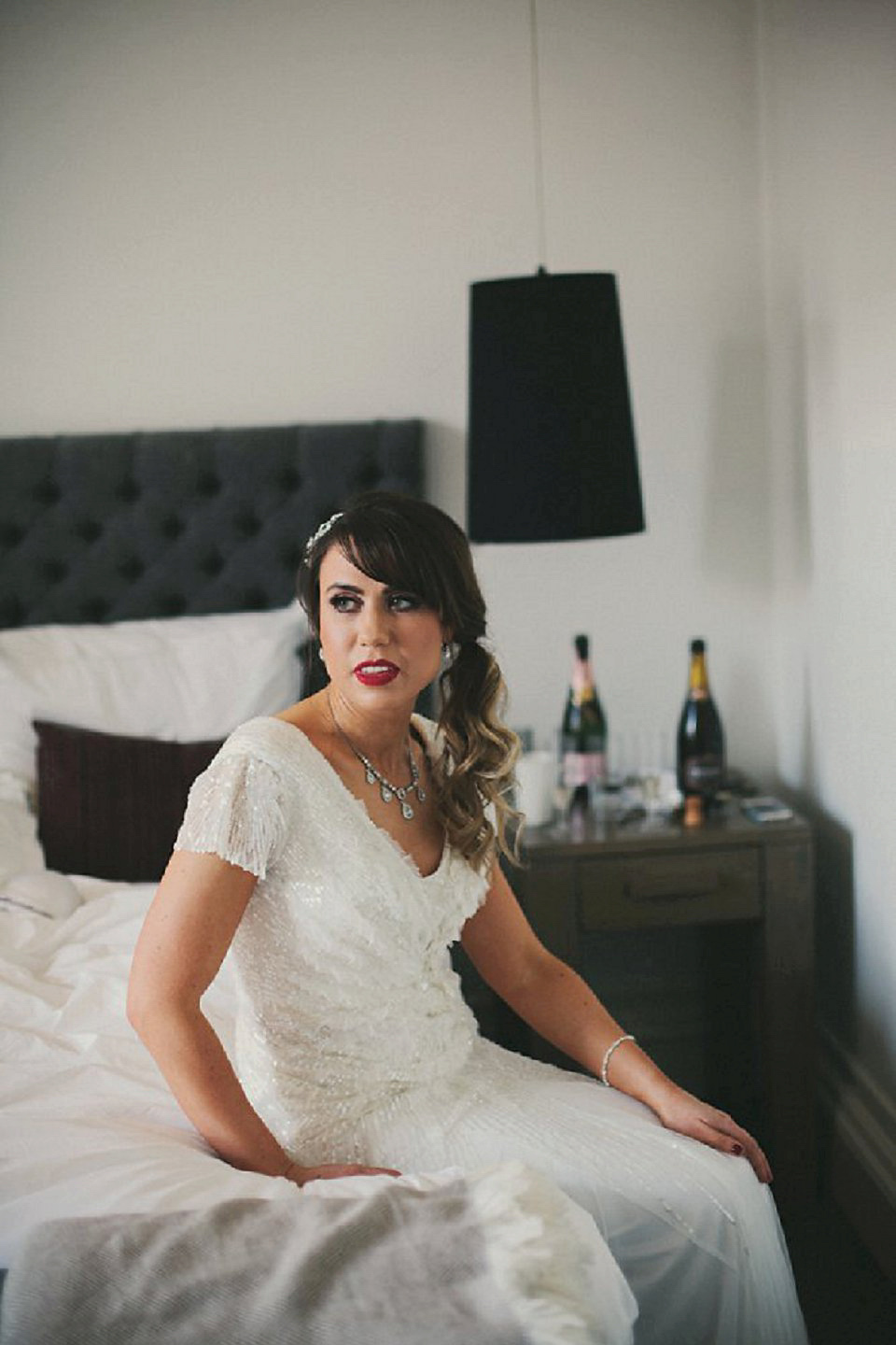 A Humanist Ceremony for an Old-School Glamour Inspired Wedding in Glasgow. Photography by Maureen Du Preez.