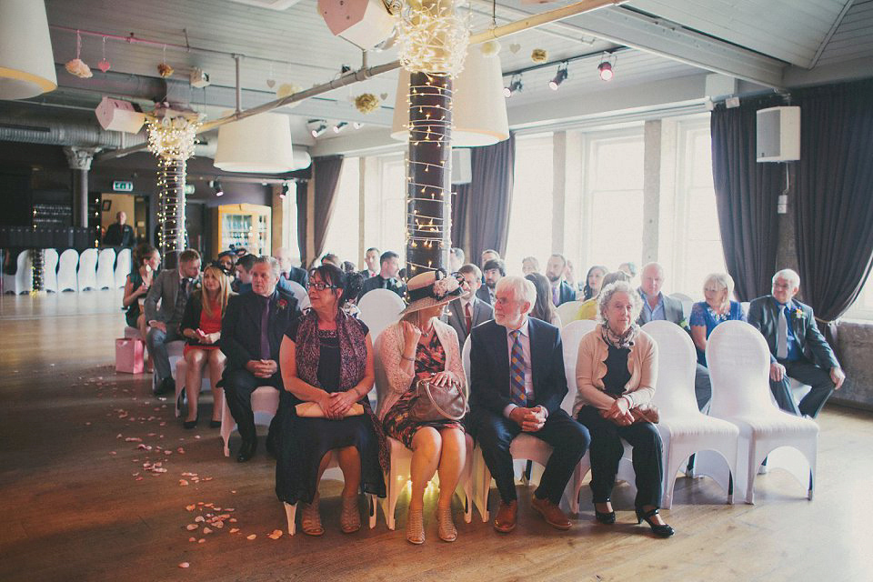 A Humanist Ceremony for an Old-School Glamour Inspired Wedding in Glasgow. Photography by Maureen Du Preez.