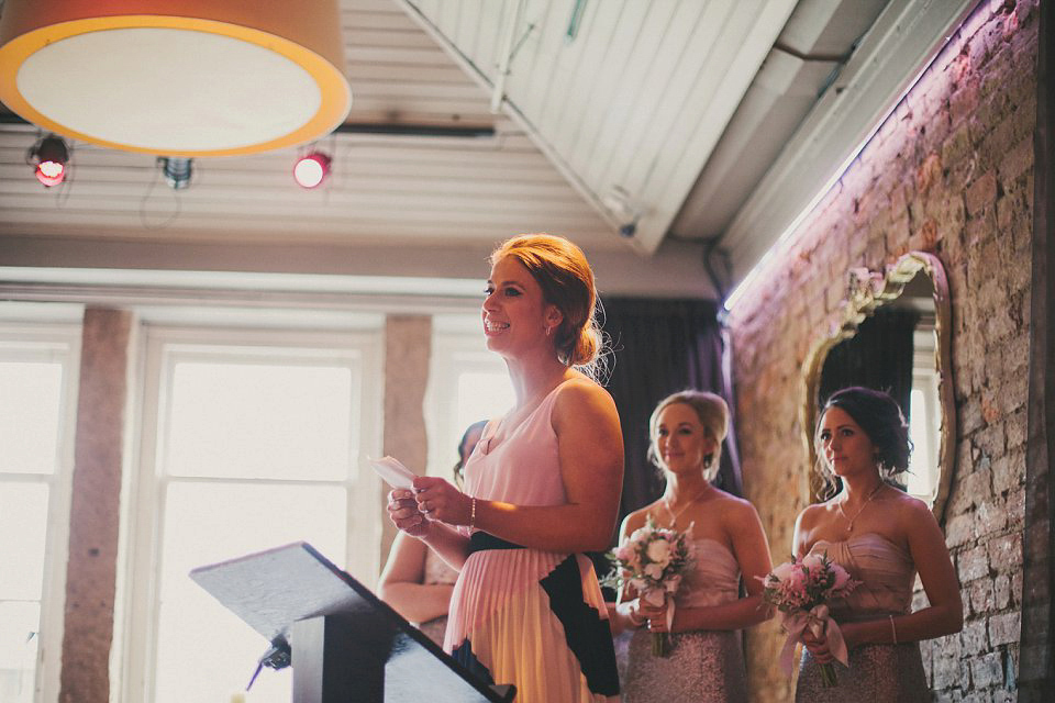 A Humanist Ceremony for an Old-School Glamour Inspired Wedding in Glasgow. Photography by Maureen Du Preez.