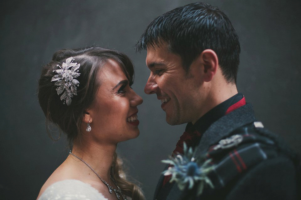 A Humanist Ceremony for an Old-School Glamour Inspired Wedding in Glasgow. Photography by Maureen Du Preez.