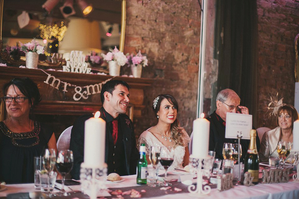A Humanist Ceremony for an Old-School Glamour Inspired Wedding in Glasgow. Photography by Maureen Du Preez.