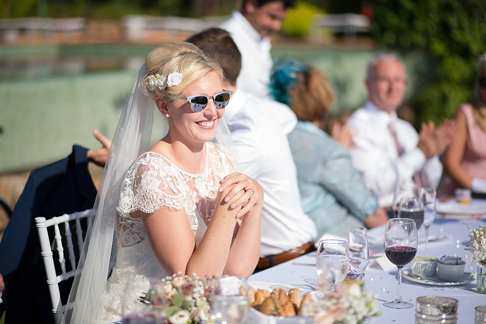 Halfpenny London Lace and Shades of Blush Pink for a Wedding in Ibiza. Photography by Gypsy Westwood.